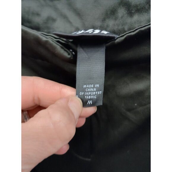 Eileen Fisher Womens Dress Pants Medium Olive Green Satin Straight Leg Classic - Picture 7 of 8